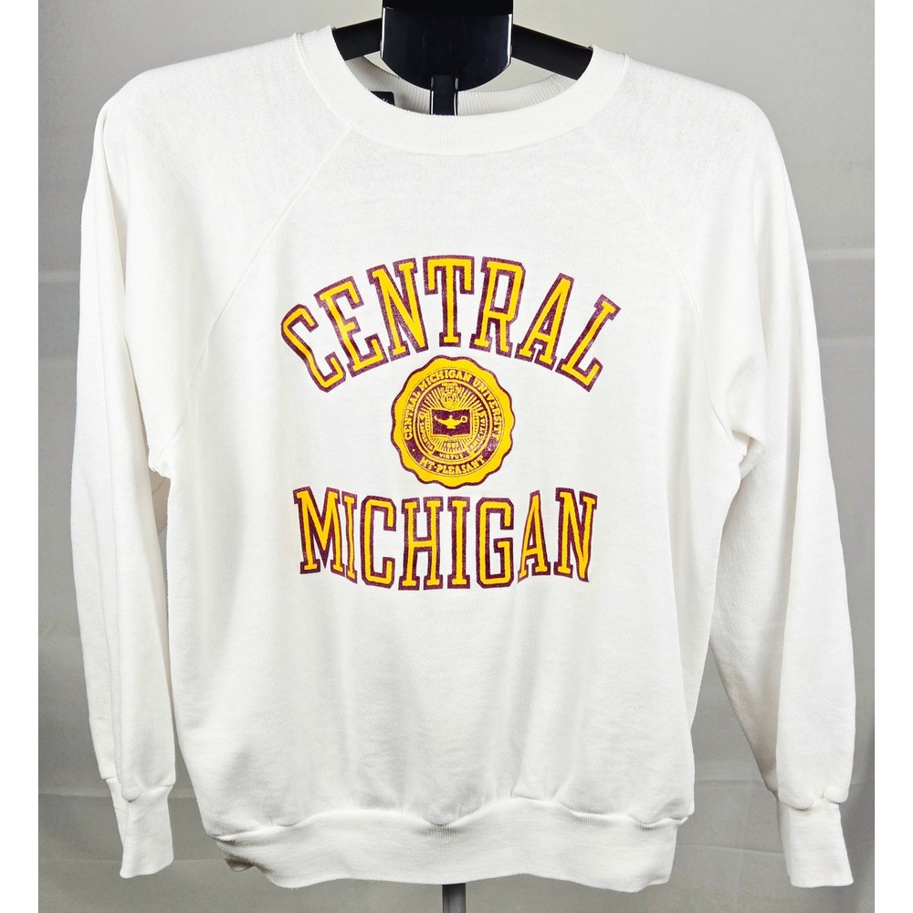 90's Champion Single Stitch Large Central Michigan Crewneck Sweatshirt